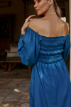 Love Story Smocked Off Shoulder Dress