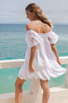 Maya Ruffled Cotton Mini Dress (Sale)