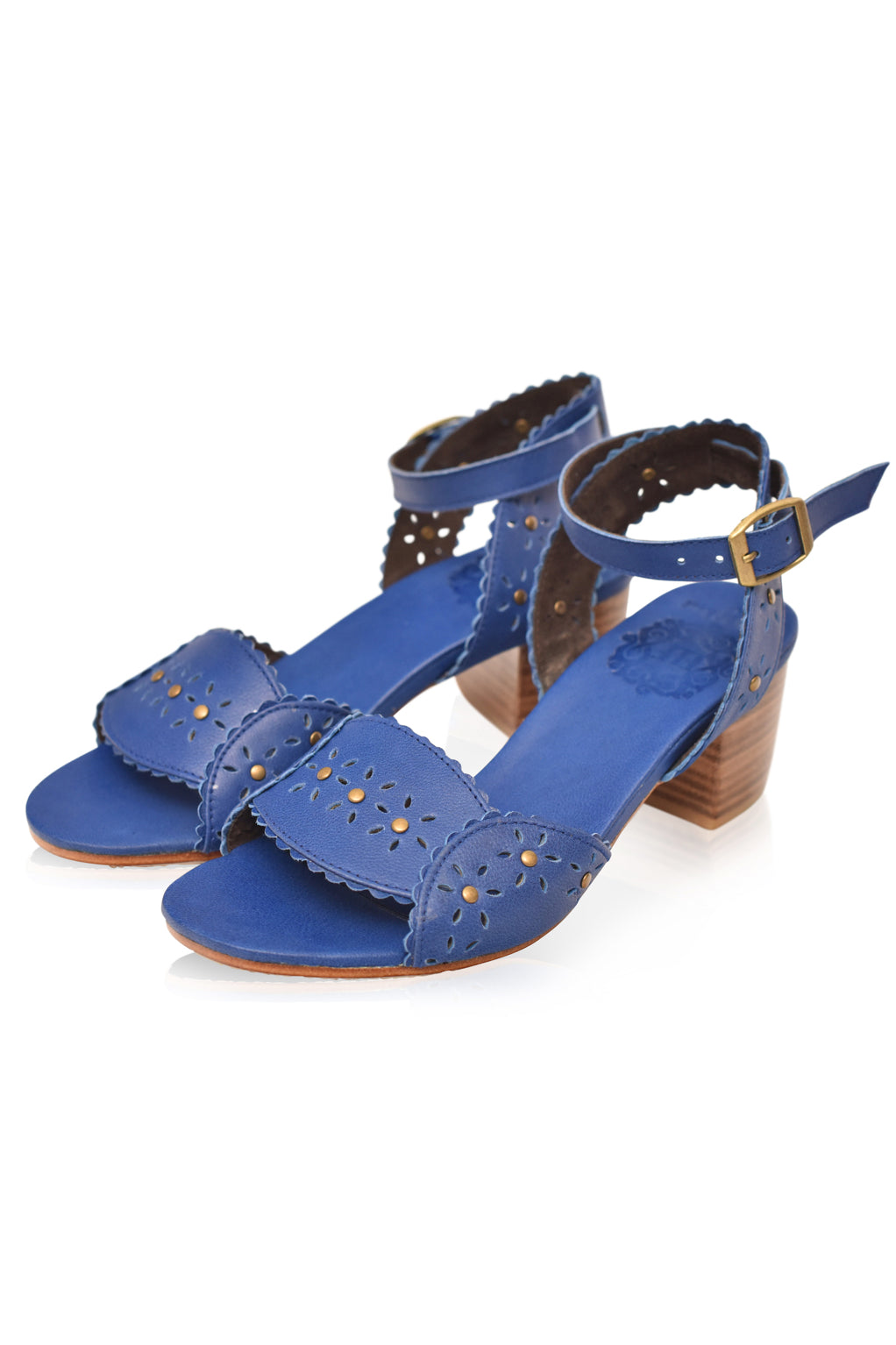 Paloma Leather Heel Sandals (Sz. 5 & 9)