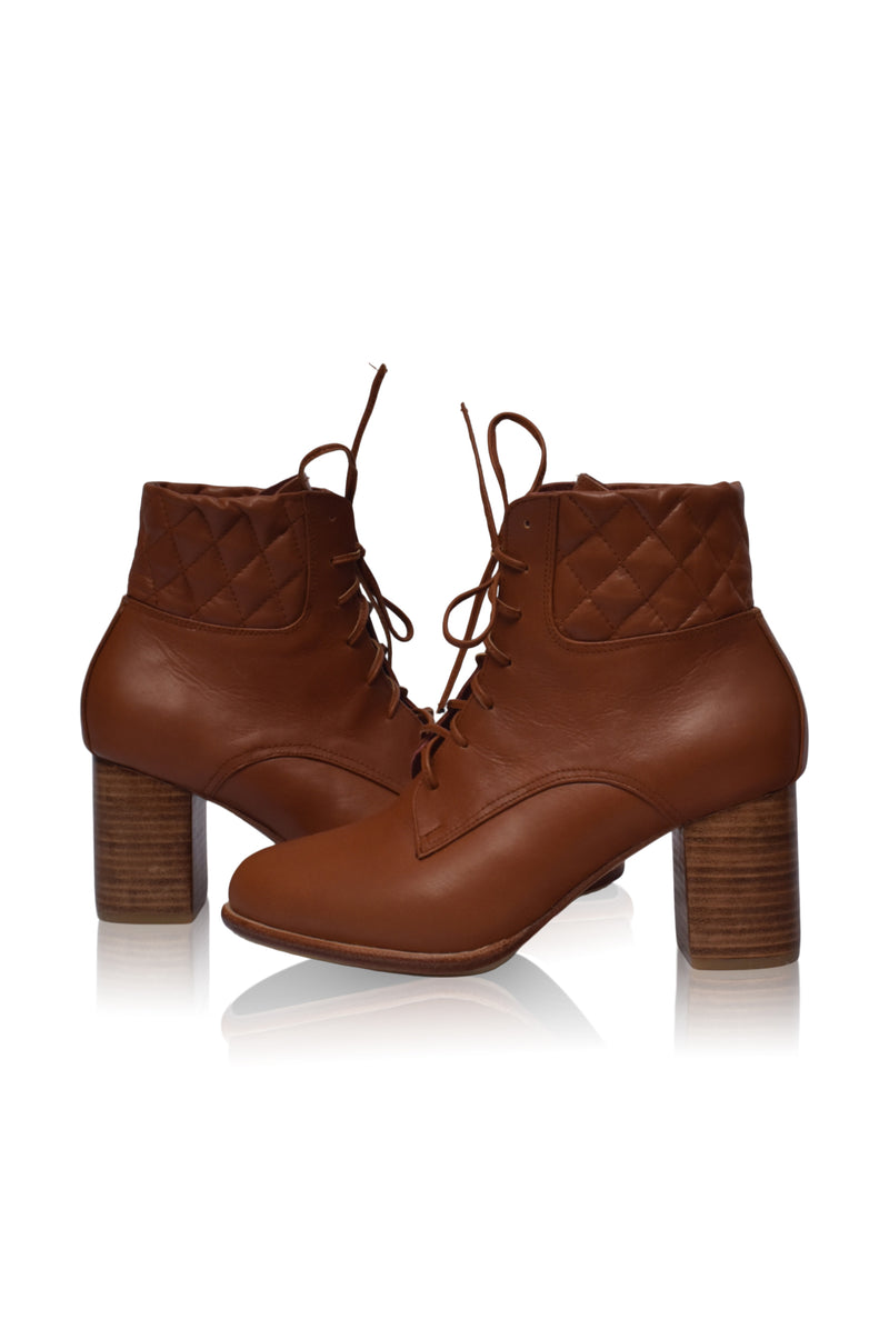 Rising Mara Leather Heel Booties