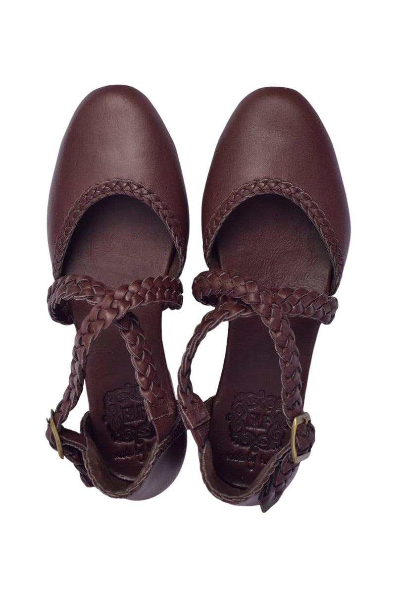 Tallulah Braided Leather Flats