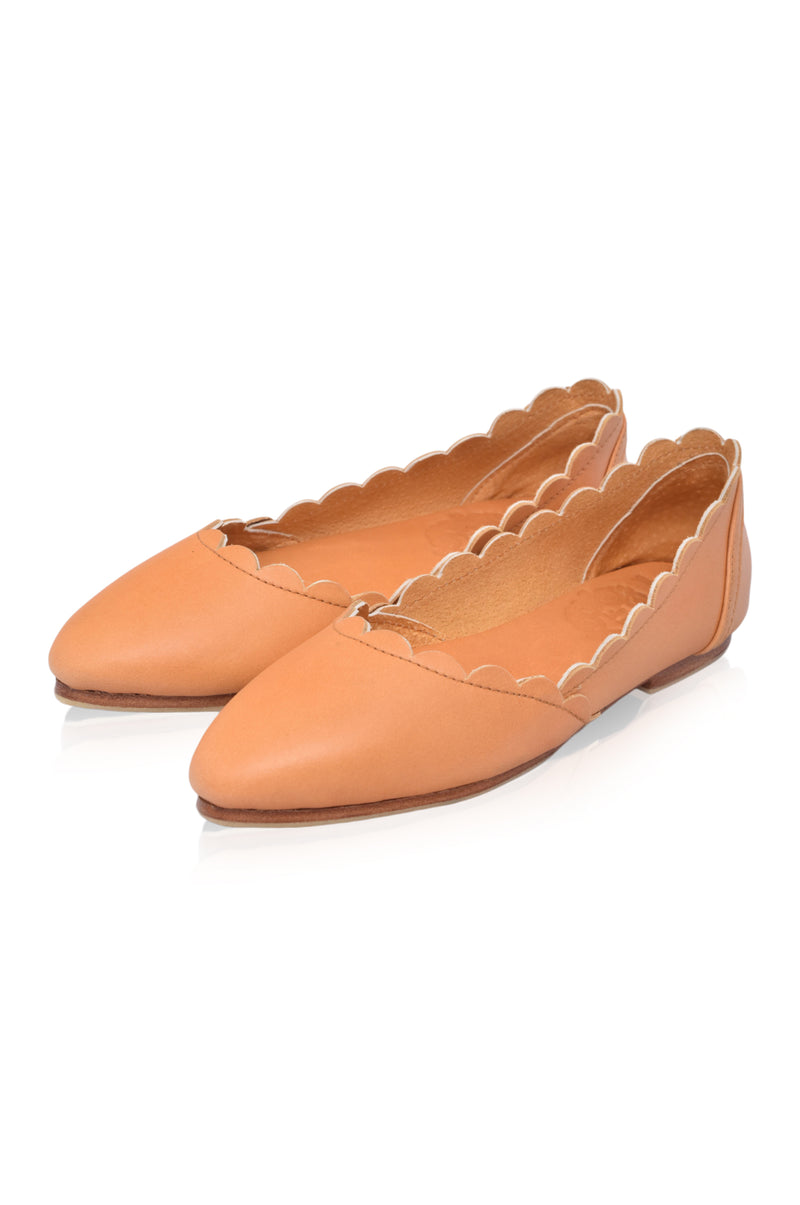 Valentina Leather Ballet Flats (*Sz. 5.5)