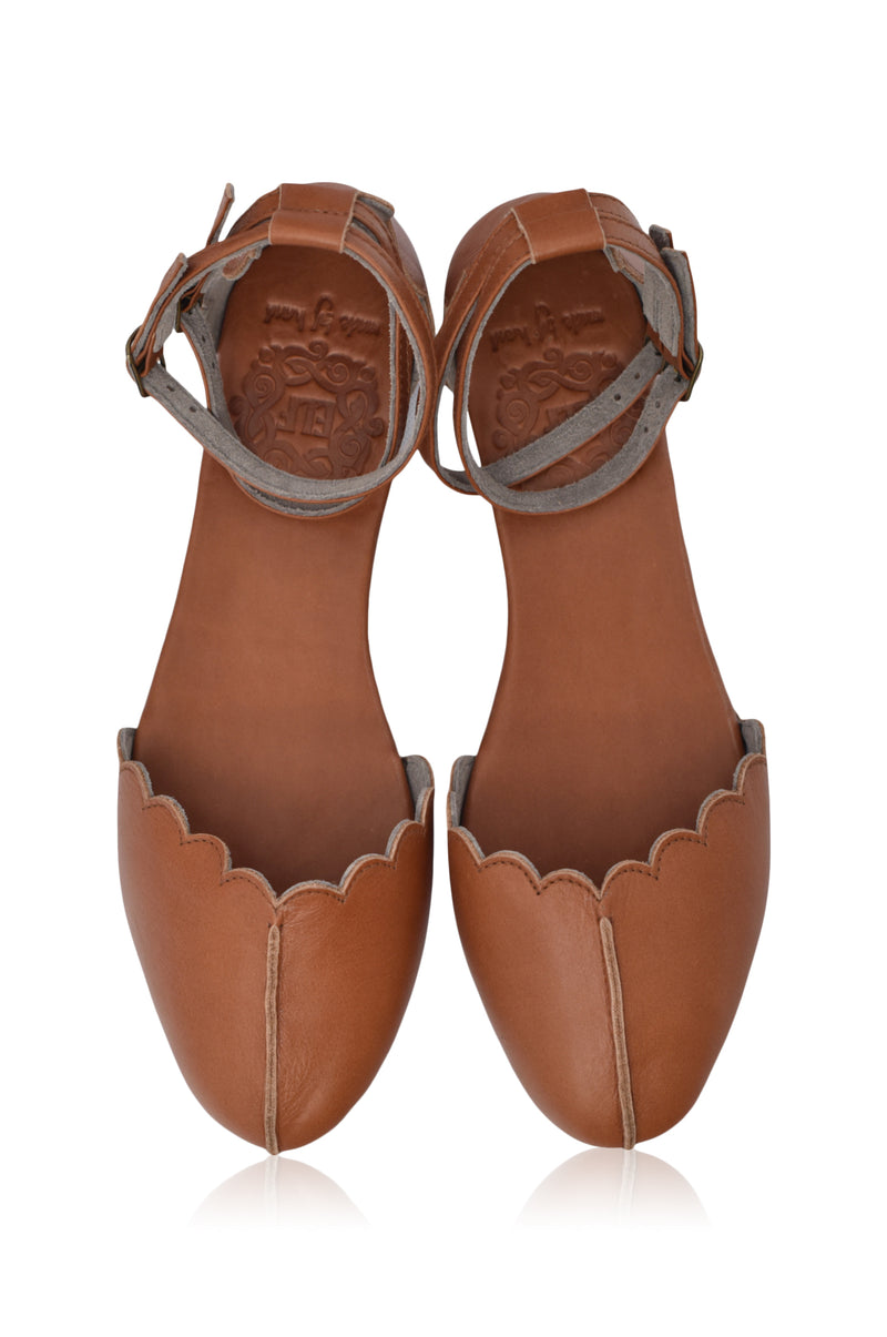 Venus Leather Flats