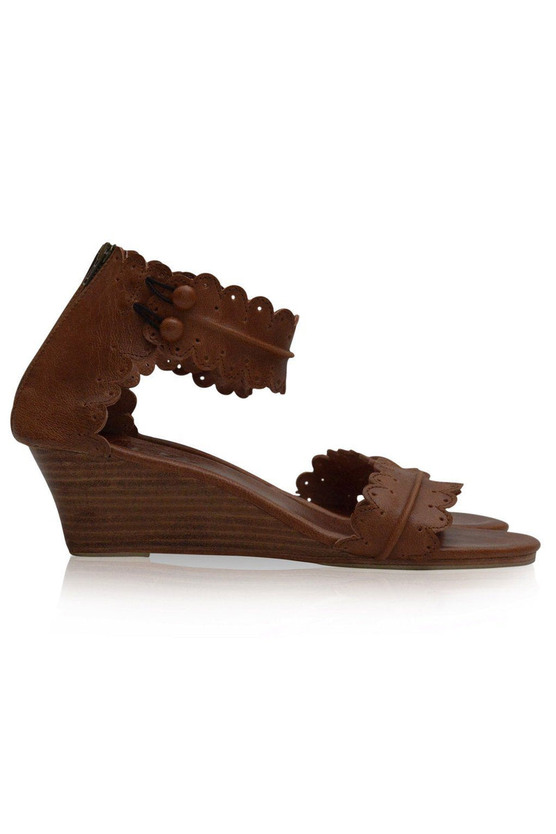 Leather Shoes - Magdalena Wedges