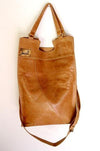 Leather Bag - Mi Vida Foldover Tote