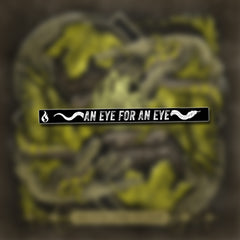 An Eye For An Eye Black Wristband