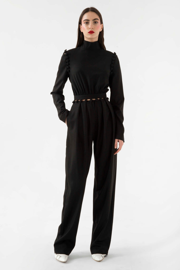 formal two piece jumpsuit