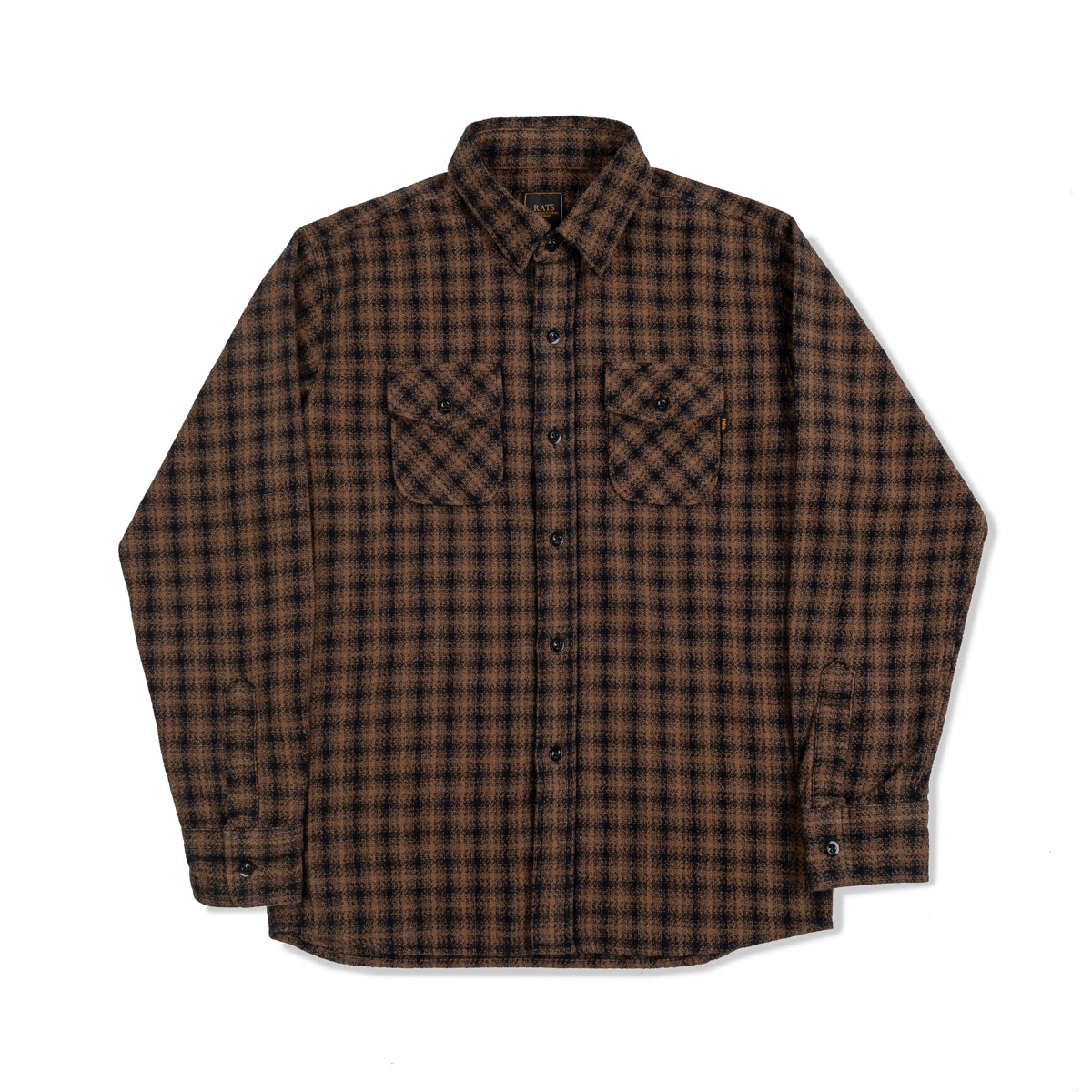 RATS Amundsen Check Shirt in Brown | Sonder Supplies