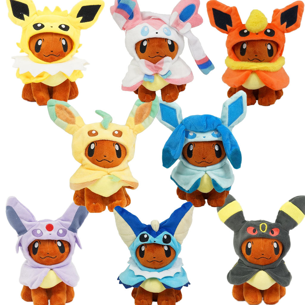 eevee evolution plushies