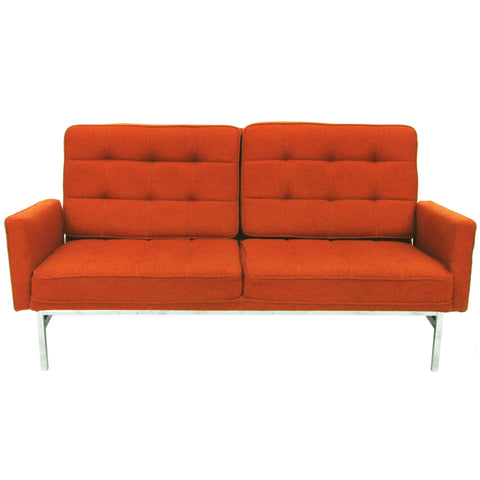 parallel florence settee knoll arms bar 1960s
