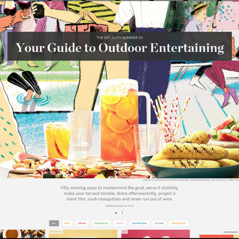 WSJ's Guide to Outdoor Entertaining