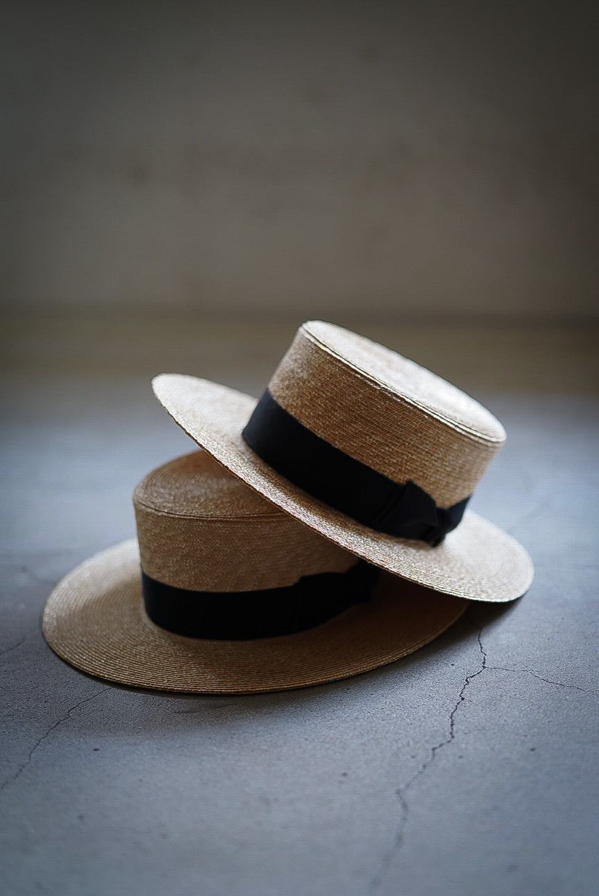 THE H.W. DOG&CO. BOATER HAT d-00319カンカン帽-