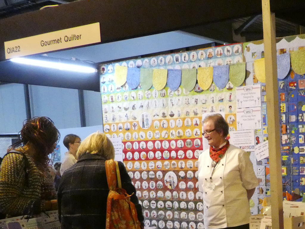 Susan stand on Festival of Quilts in UK 2017