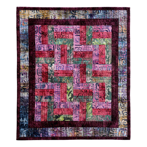 Mini Rail Fence - Manageable Mini Quilt Pattern