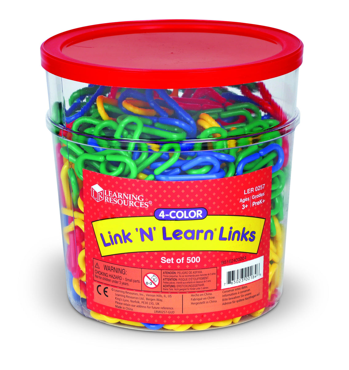 Learning Resources Link 'N' Learn links 500 stuks The Mini Story