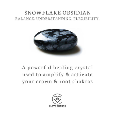 Snow flake obsidian Chakra Jewellery 