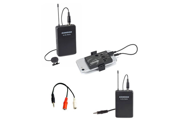 Samson Go Mic Mobile Lapel Microphone Kit for Voice and Music