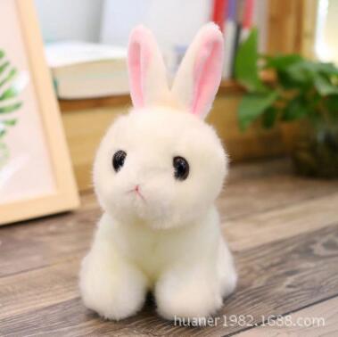 white rabbit soft toy