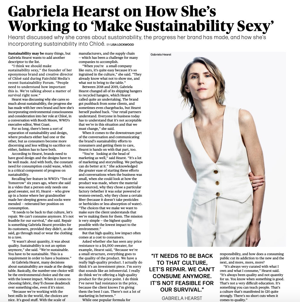Gabriela Hearst Interview