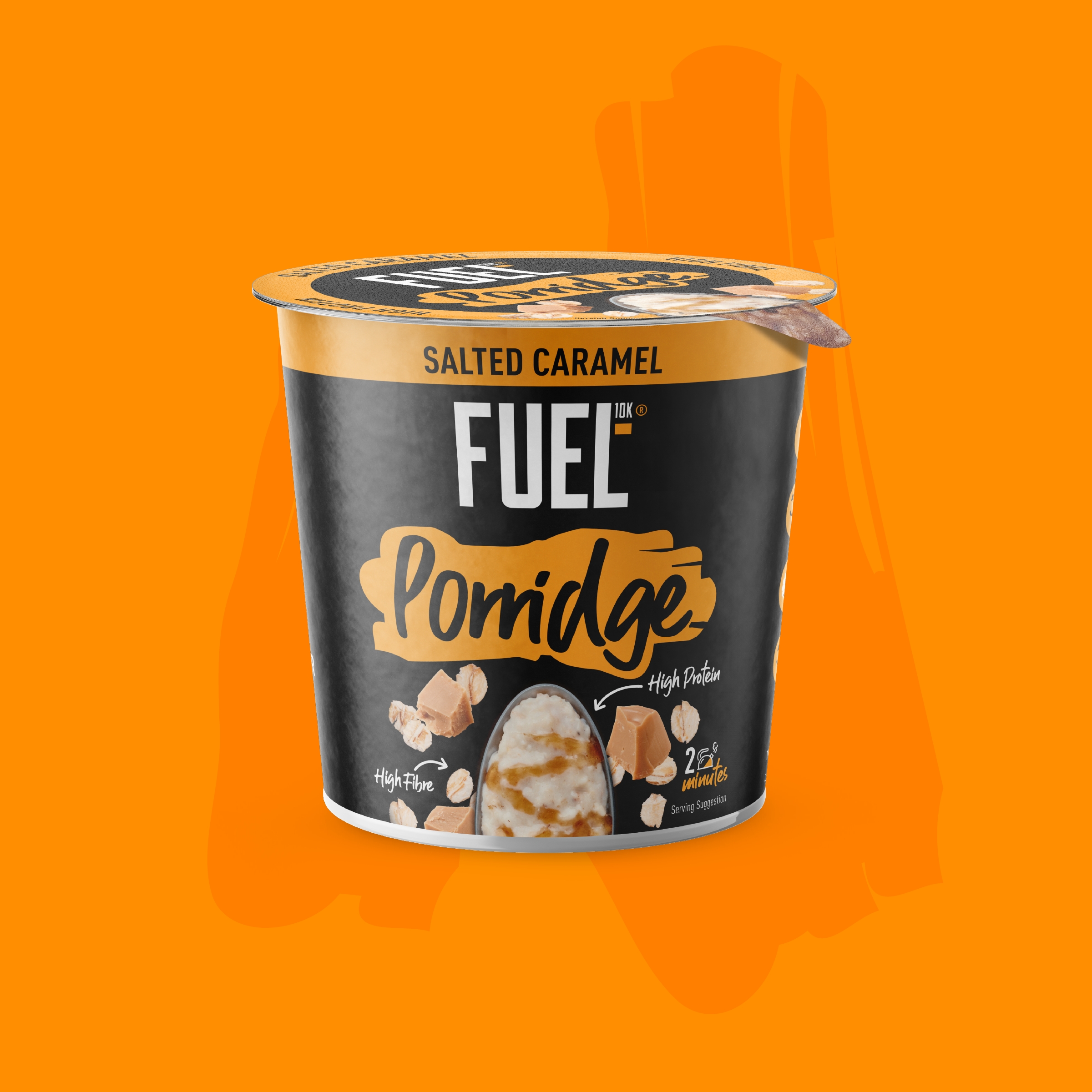 Salted Caramel Porridge Pot 70g | Protein Porridge | FUEL10k™