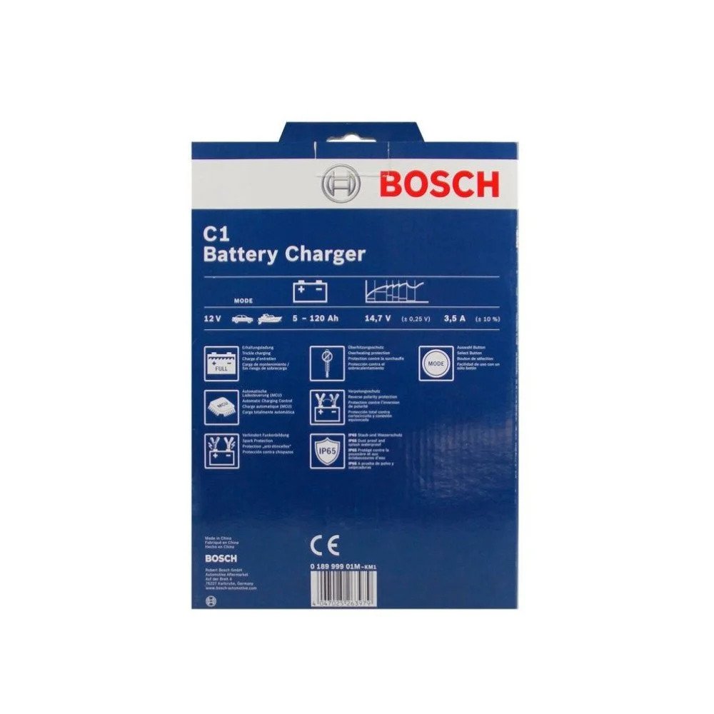 Allerlei soorten Belastingen Gezamenlijk Battery Charger Bosch C1, 12V - 018999901M - Pro Detailing