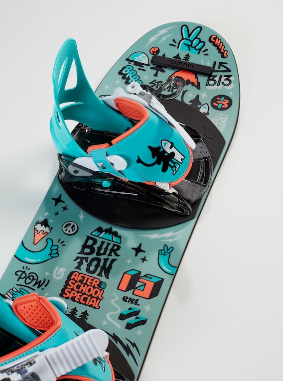 Woestijn Ga wandelen Middel Burton: Kids After School Special Snowboard Package – Lip Trix Boardshop
