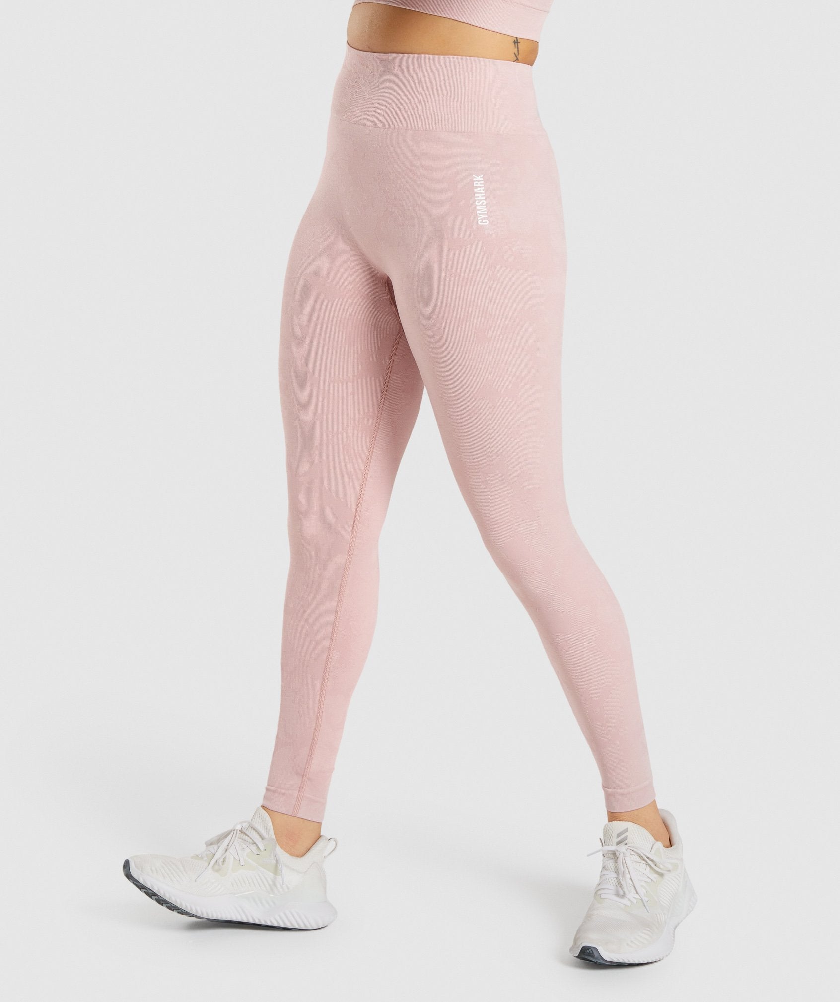 Gymshark M Pink Camo Adapt Seamless Legging Tight High Rise Booty