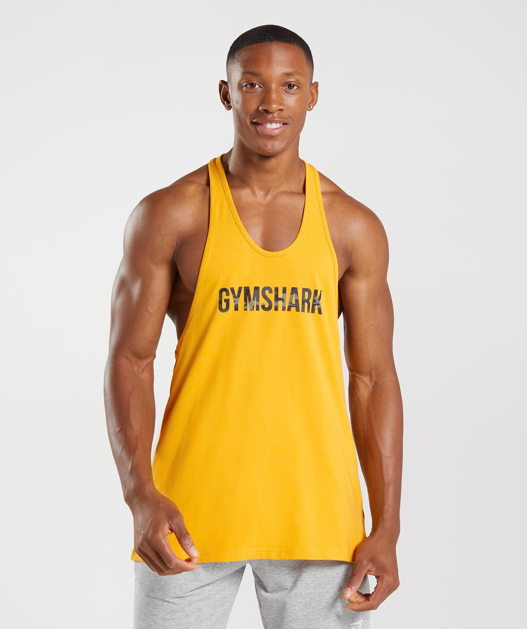 APOLLO INFILL STRINGER - GYMSHARK - ORANGE