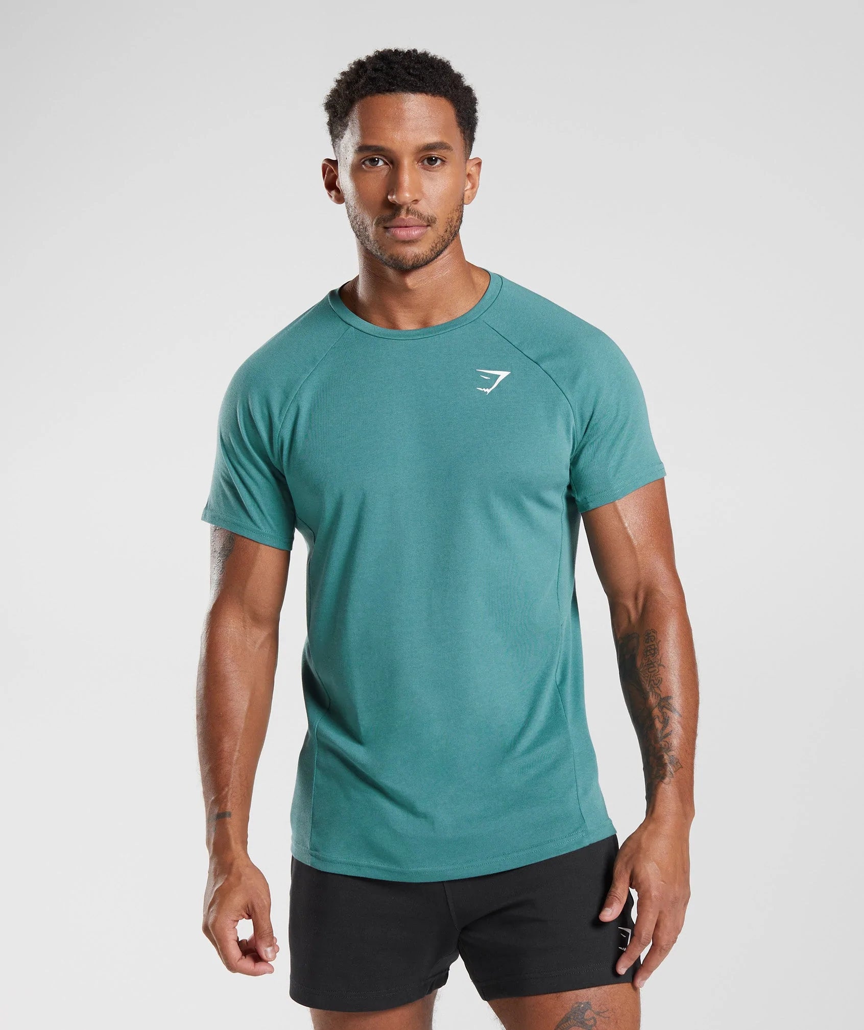 GYMSHARK Men Fitness Gym Workout T-shirt Breathable Tight Tshirt
