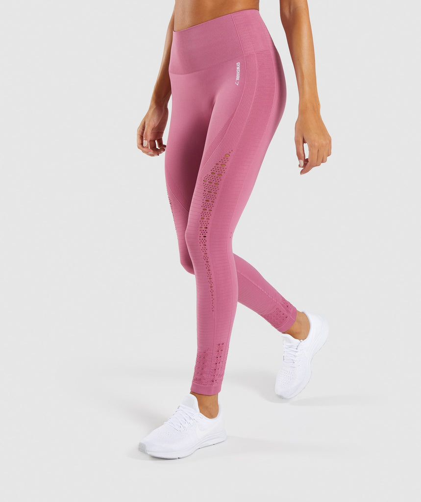 pink gym leggings