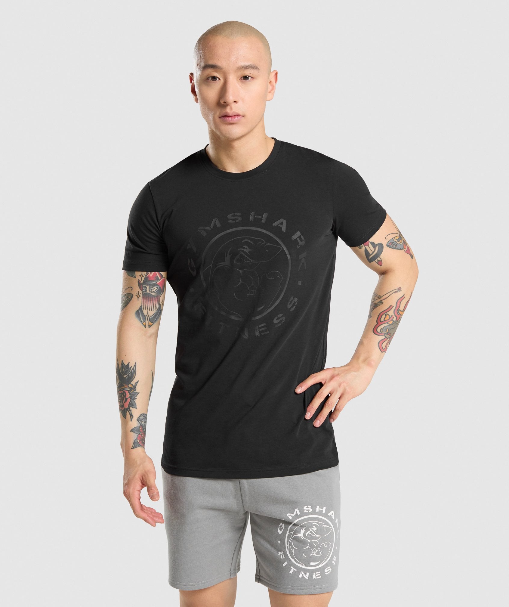 Gymshark Legacy T-Shirt - Black/Black