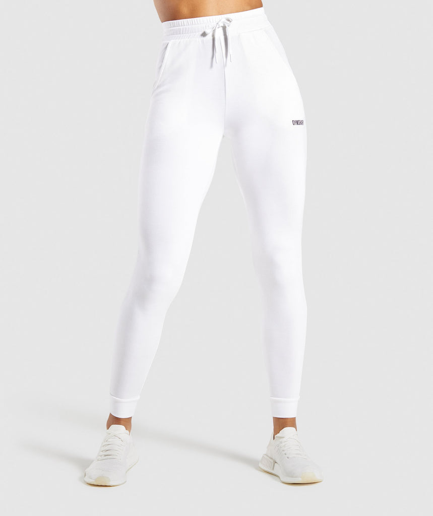 cheap white joggers