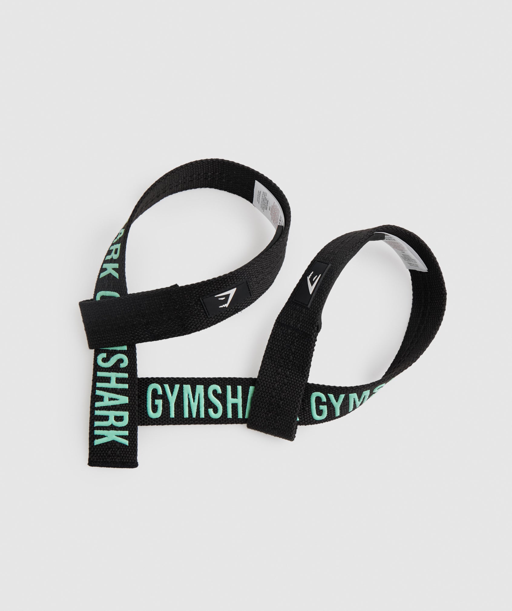 Gymshark Silicone Grip Lifting Straps - Black