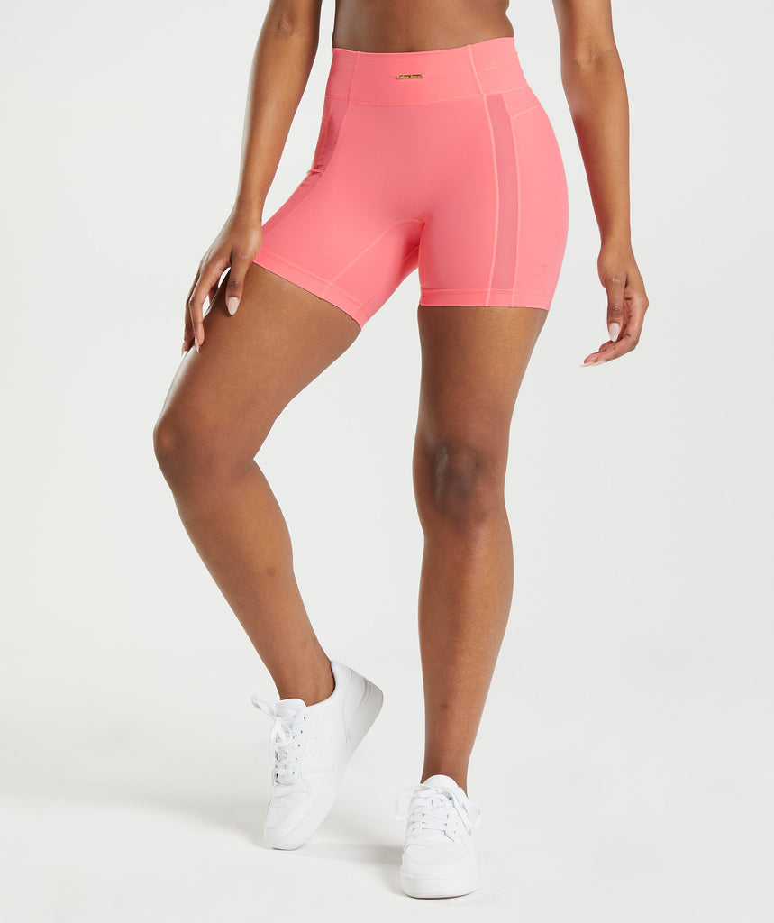 Gymshark Whitney Mesh Shorts - Peony Pink
