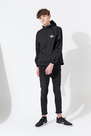 HYPE BLACK CORE KIDS RUNNER JACKET