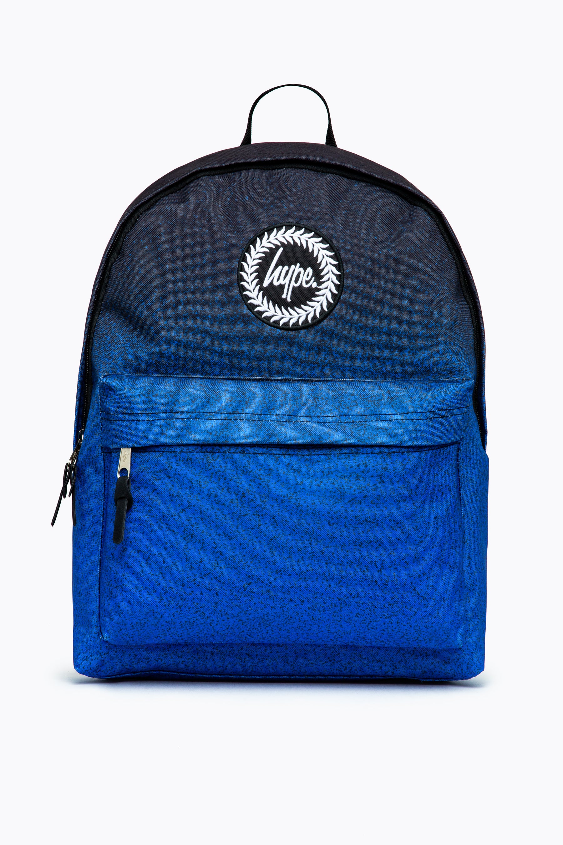 hype black blue speckle fade backpack