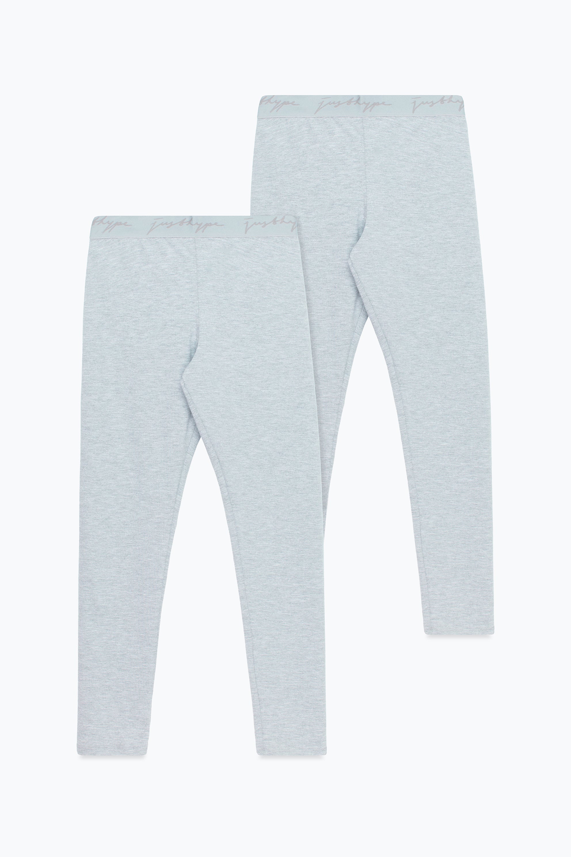 hype grey marl scribble 2 pack women’s leggings set
