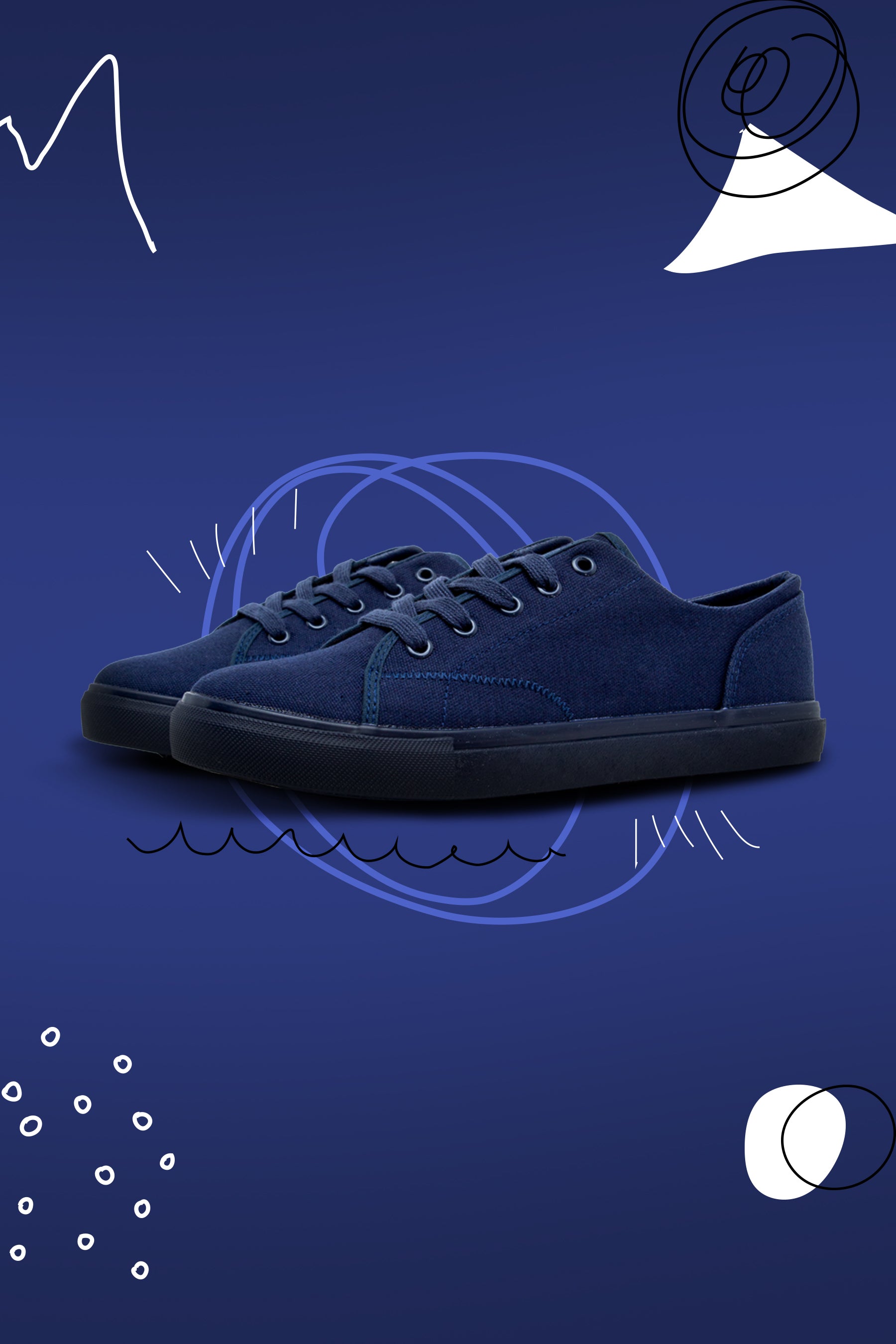 hype navy pump kids unisex trainers