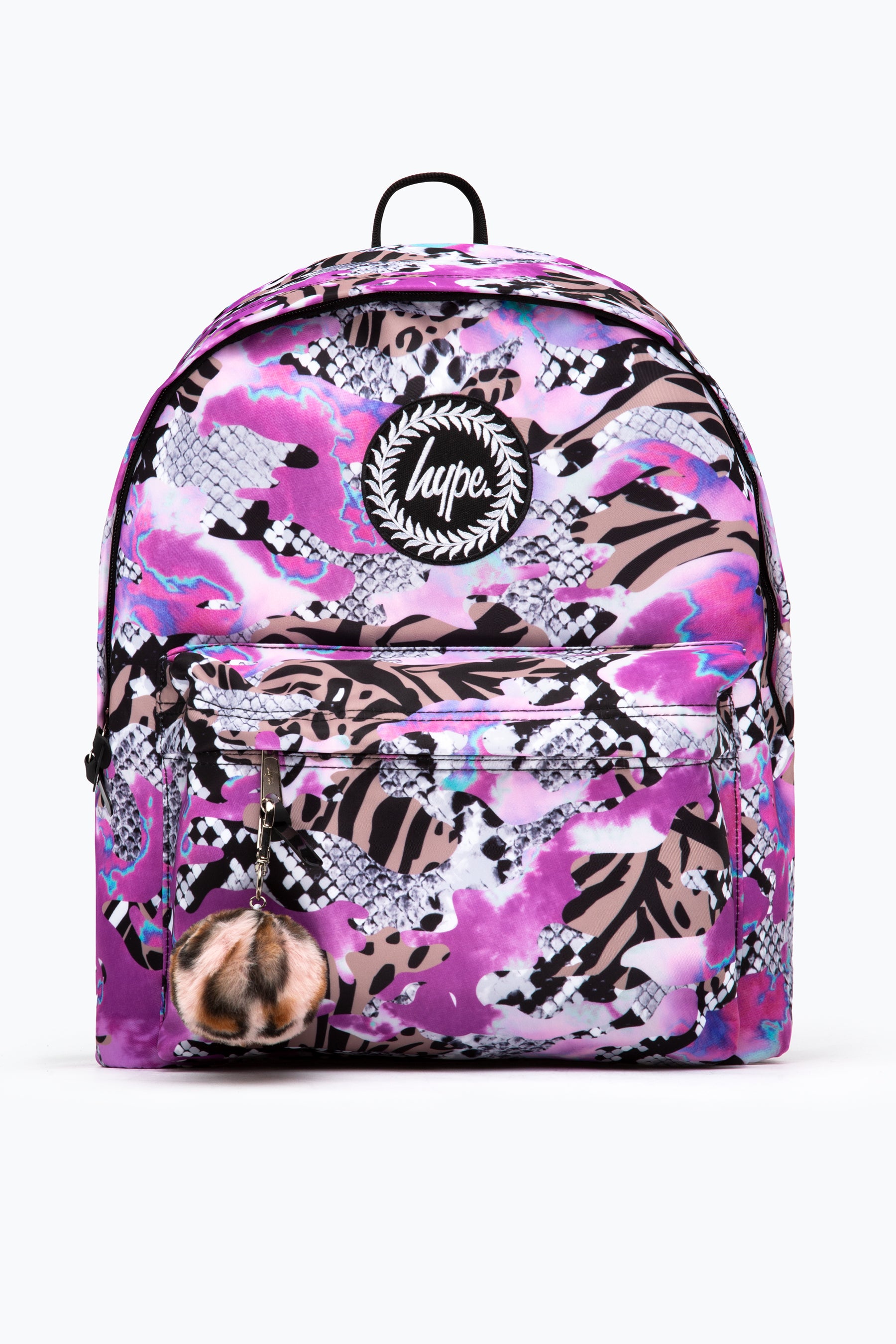 hype violet multi animal backpack