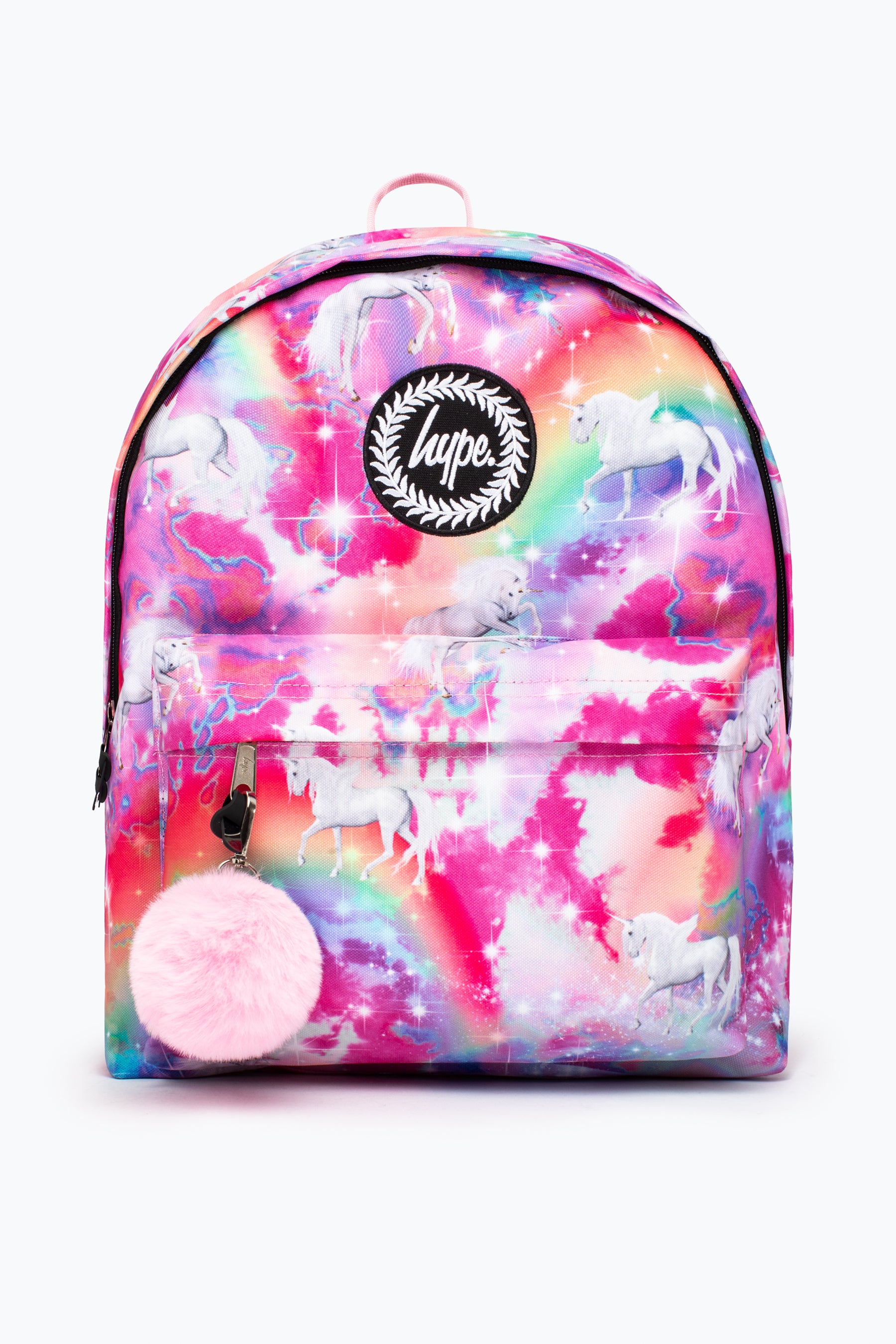 hype pink magical unicorn backpack