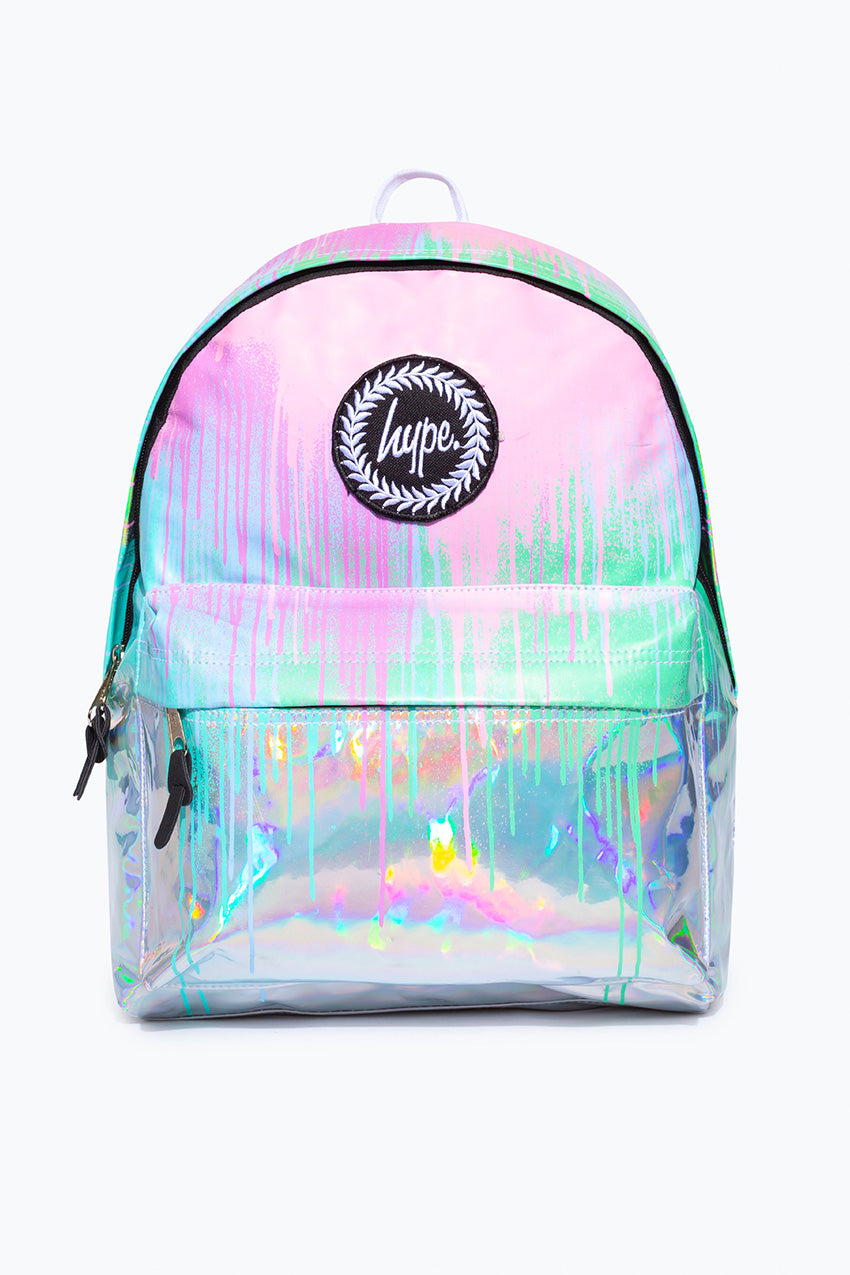 hype holo drips backpack