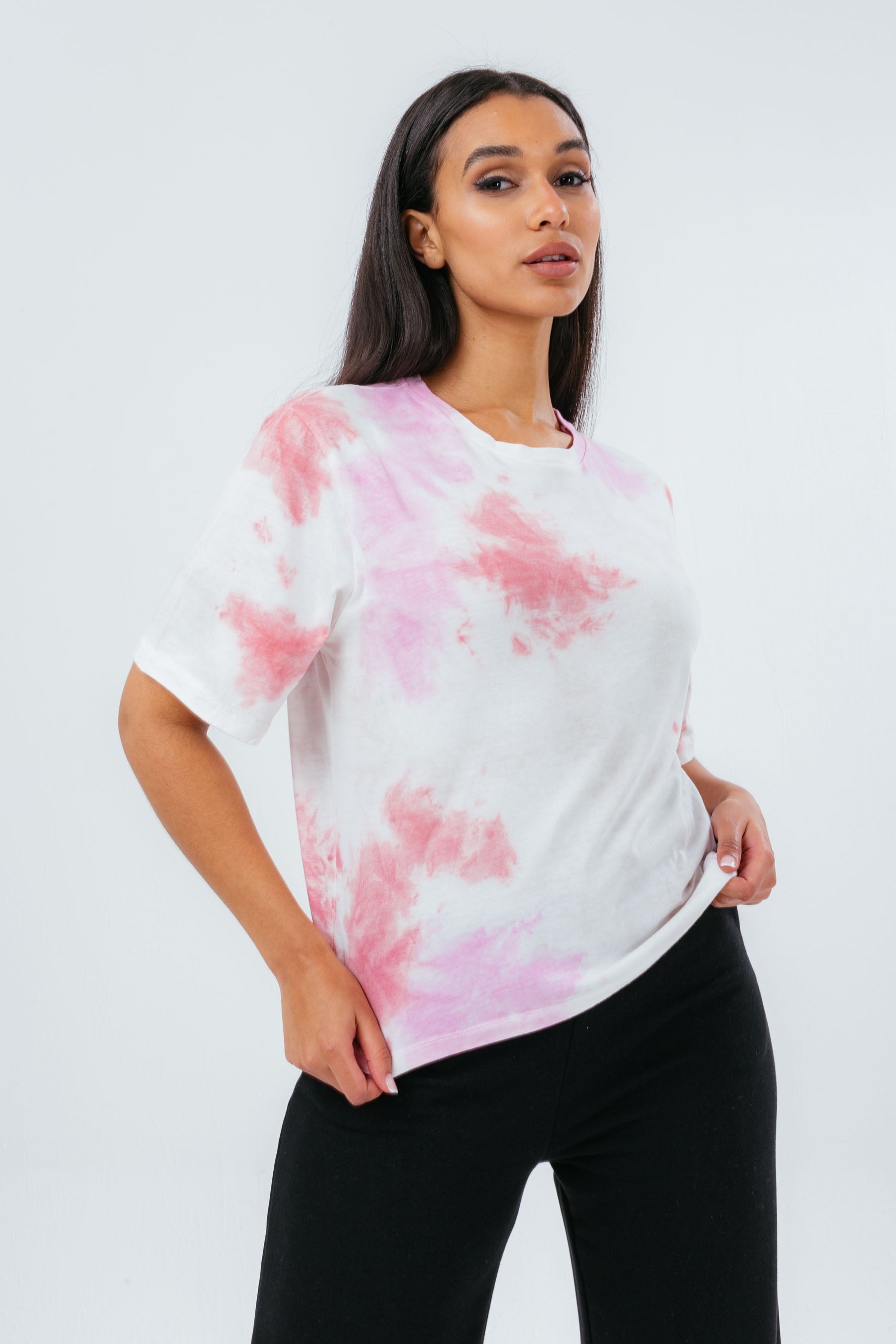 hype ark dye oversized women’s t-shirt