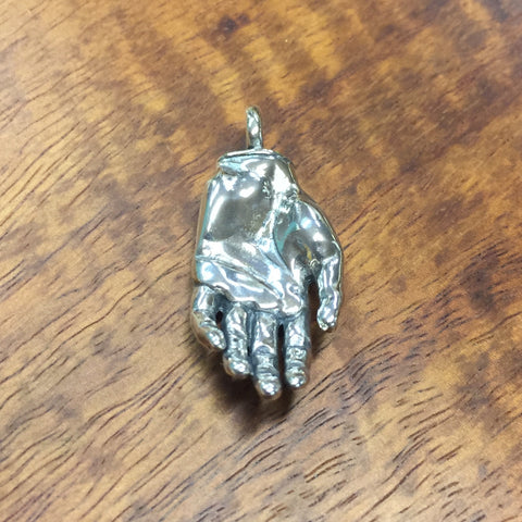 Sterling Silver Hand Pendant - Charmworks