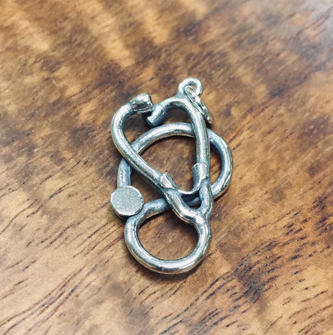 Sterling Silver Stethoscope Charm - Charmworks