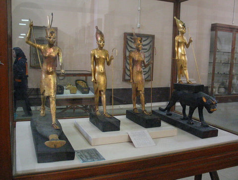 Egyptian Gilt Objects