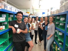 Pip & Nut team at Hackney Food Bank