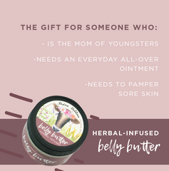 Belly Butter for the green mom. momma natural, natural mom, mommypotamus, herbal belly butter, prenatal, postpartum healing tallow