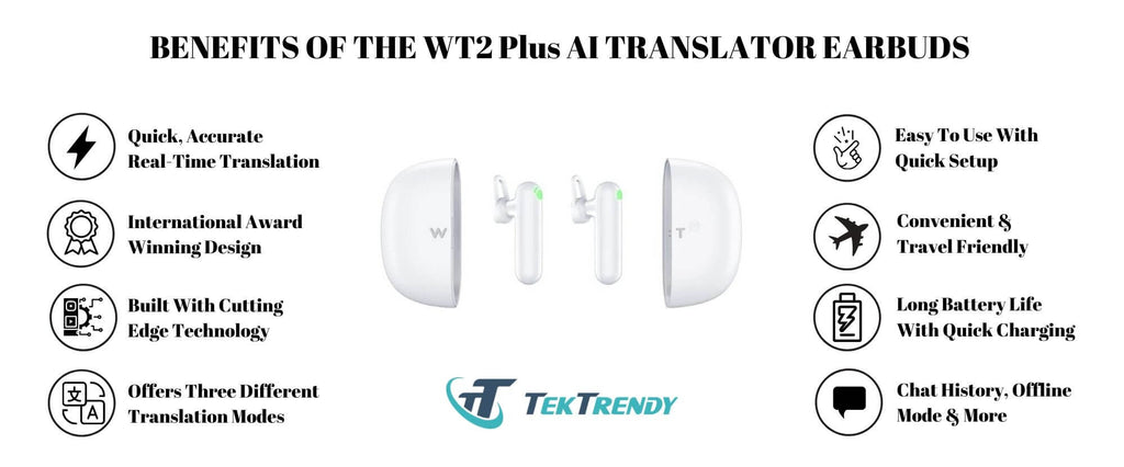 Benefits of WT2 AI Instant Language Translator | TekTrendy
