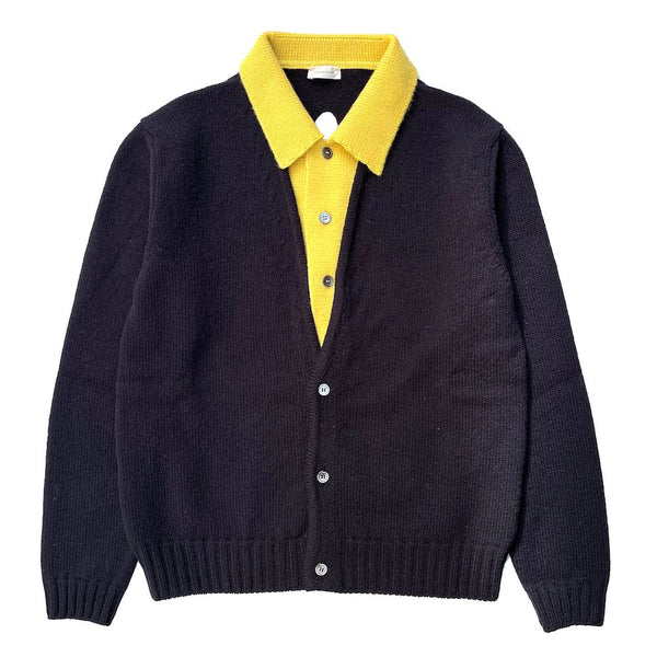 Stefan cooke 22aw MOCK NECK CARDIGAN