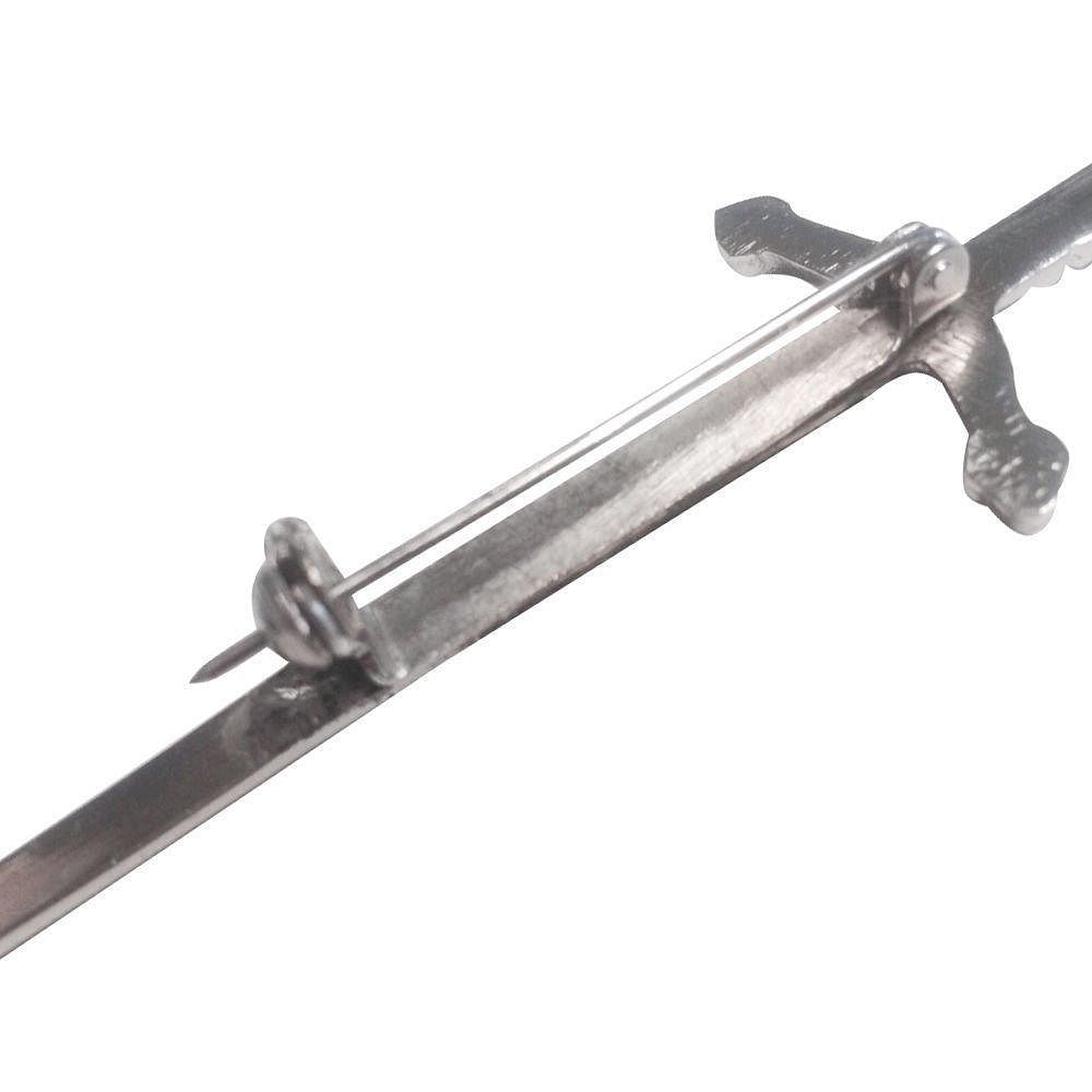 Stag Head Sword Antiqued Kilt Pin